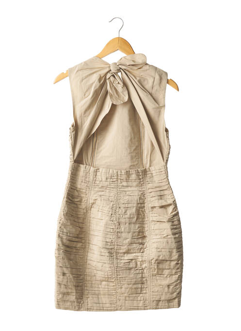 Rochie scurtă bej CARVEN femeie