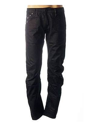Pantalon slim închidere cu fermoar sub clapetă cu nasturi talie joasă negru G STAR homme
