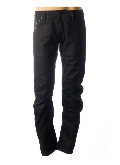 Pantalon slim închidere cu fermoar sub clapetă cu nasturi talie joasă negru G STAR homme