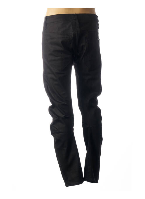 Pantalon slim închidere cu fermoar sub clapetă cu nasturi talie joasă negru G STAR homme