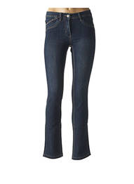 Blugi cu croială slim subțire talie joasă albastru BRANDTEX femme