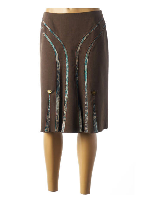Fustă midi maro GARELLA femeie
