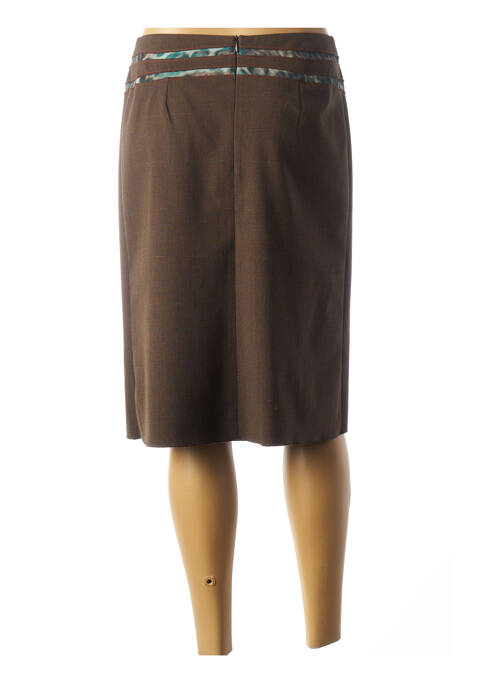 Fustă midi maro GARELLA femeie