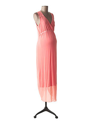 Rochie de maternitate elasticitate roz NINA BELLY femeie
