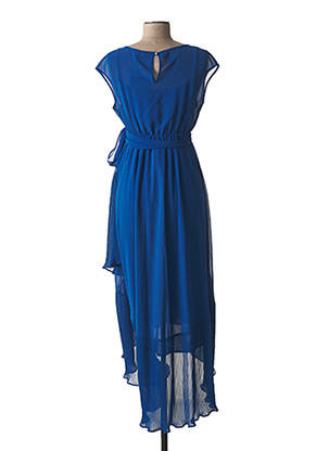 Rochie lungă fără mâneci fără mâneci albastru ATTESA femeie