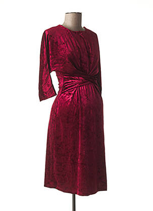 Rochie de maternitate elasticitate roșu FRAGILE femeie