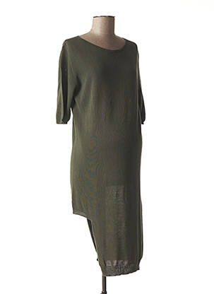 Rochie de maternitate elasticitate verde MENONOVE femeie