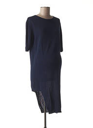 Rochie de maternitate elasticitate albastru MENONOVE femme