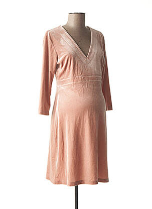 Rochie de maternitate elasticitate roz FRAGILE femeie