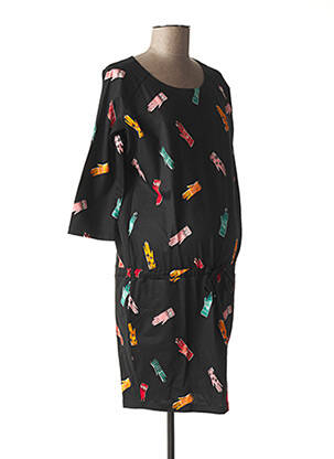 Rochie de maternitate elasticitate negru FRAGILE femeie