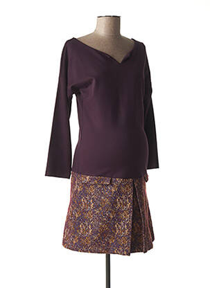 Rochie de maternitate inserții violet FRAGILE femeie