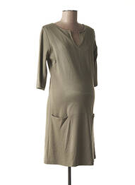 Rochie de maternitate elasticitate verde FRAGILE femeie