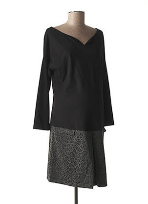 Rochie de maternitate elasticitate negru FRAGILE femeie