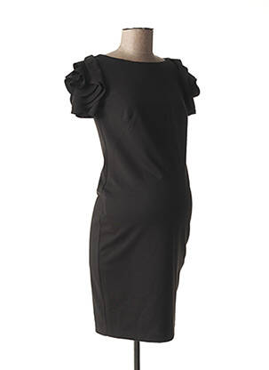 Rochie de maternitate elasticitate negru PIETRO BRUNELLI femeie