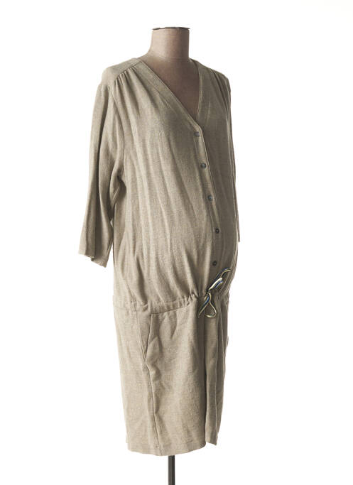 Rochie de maternitate gri FRAGILE femeie