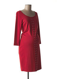 Rochie de maternitate mâneci 3/4 roșu QUEEN MUM femeie