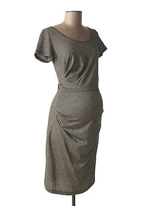 Rochie de maternitate elasticitate galben FRAGILE femeie