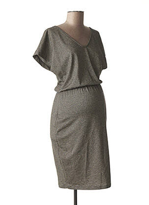 Rochie de maternitate elasticitate galben FRAGILE femeie