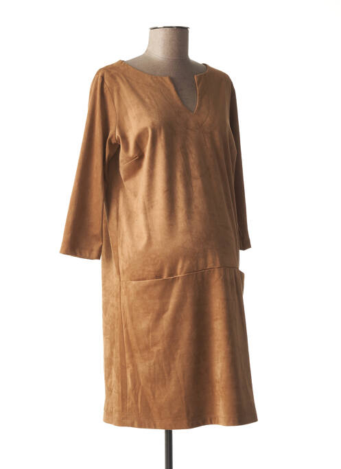 Rochie de maternitate bej FRAGILE femeie