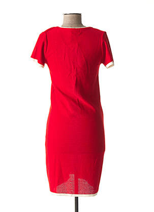 Rochie de maternitate guler rotund roșu POMKIN femeie