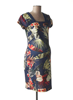 Rochie de maternitate elasticitate albastru LOVE2WAIT femeie