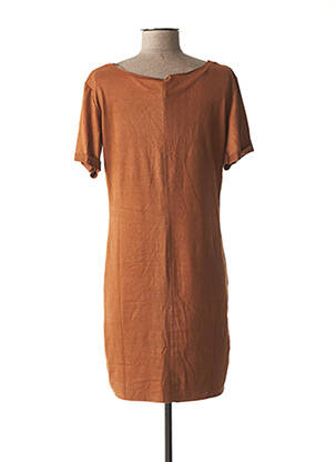 Rochie de maternitate guler rotund maro LOVE2WAIT femeie