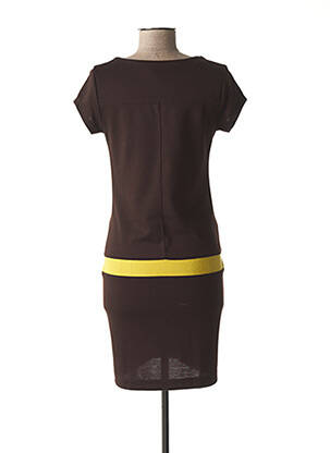 Rochie de maternitate elasticitate maro NINA BELLY femeie