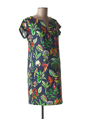 Rochie de maternitate elasticitate albastru FRAGILE femeie