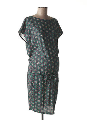 Rochie de maternitate elasticitate verde FRAGILE femeie