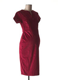 Rochie de maternitate elasticitate roșu FRAGILE femeie