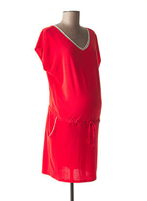 Rochie de maternitate elasticitate portocalie POMKIN femeie