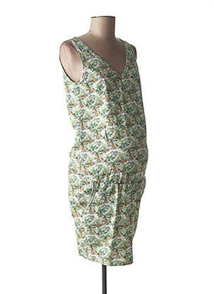 Rochie de maternitate elasticitate verde FRAGILE femeie