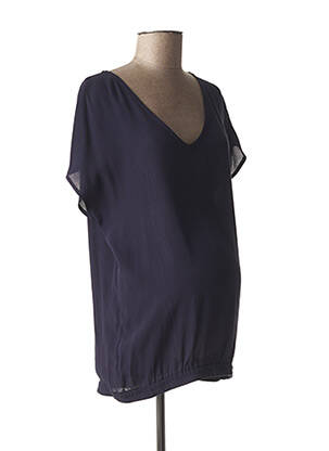 Bluză de maternitate albastru FRAGILE femeie