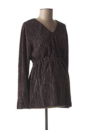 Bluză de maternitate negru FRAGILE femeie