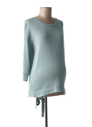 Pulover tunică albastru FRAGILE femeie