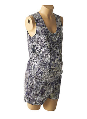 Combinezon maternitate albastru FRAGILE femeie