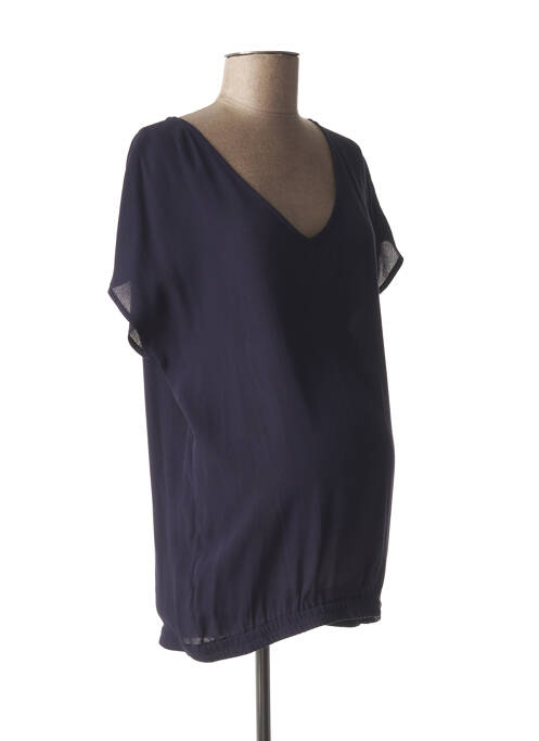 Bluză de maternitate albastru FRAGILE femeie