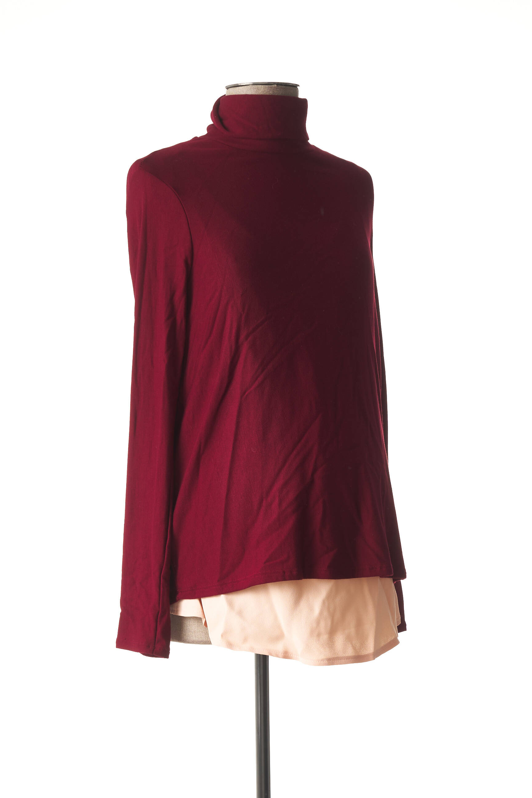 Tricou / top maternitate croială cambrată roșu POMKIN femeie