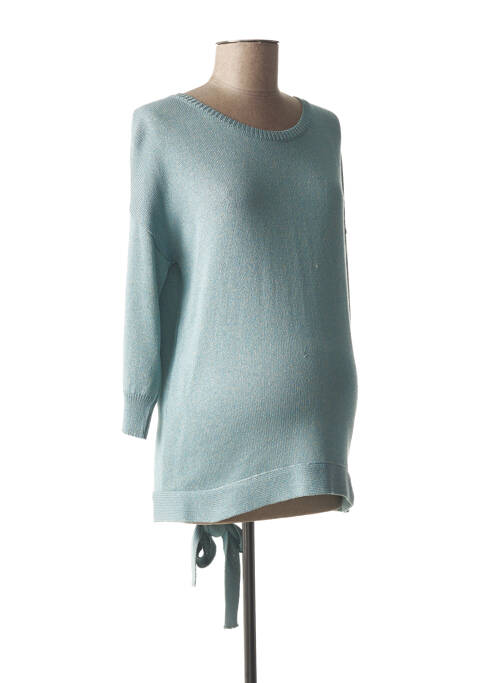 Pulover tunică albastru FRAGILE femeie