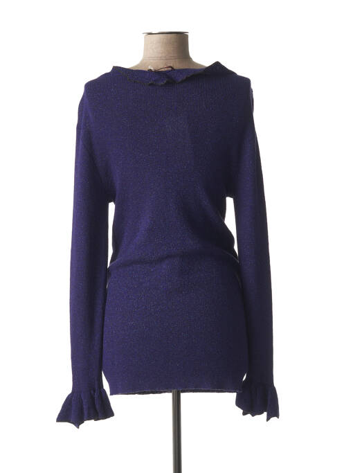 Pulover maternitate albastru FRAGILE femeie