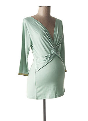 Tricou / top maternitate mâneci 3/4 verde MUM OF THE WORLD BY GRIET femeie