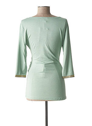 Tricou / top maternitate mâneci 3/4 verde MUM OF THE WORLD BY GRIET femeie