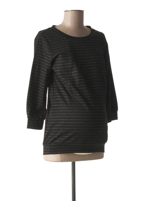 Pulover maternitate negru FRAGILE femeie