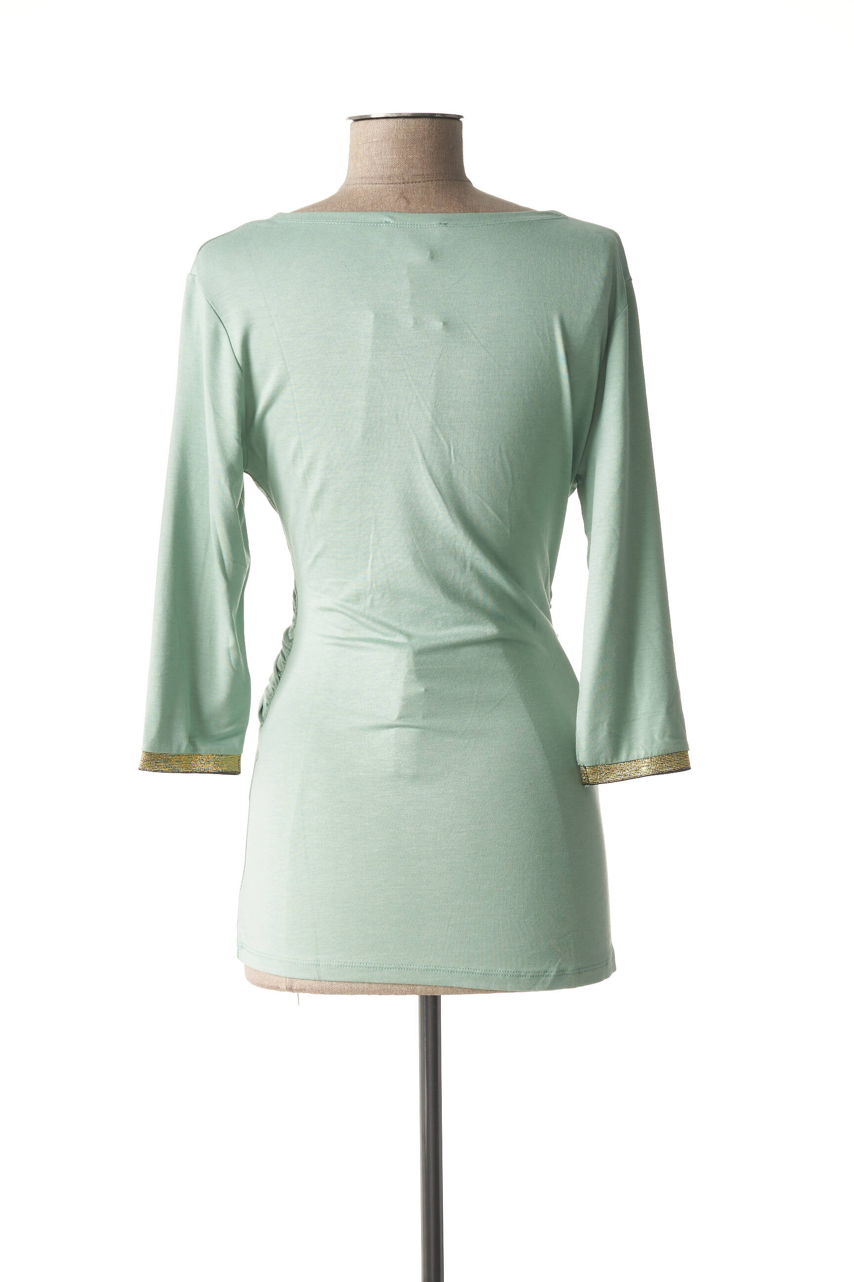 Tricou / top maternitate croială cambrată verde MUM OF THE WORLD BY GRIET femeie