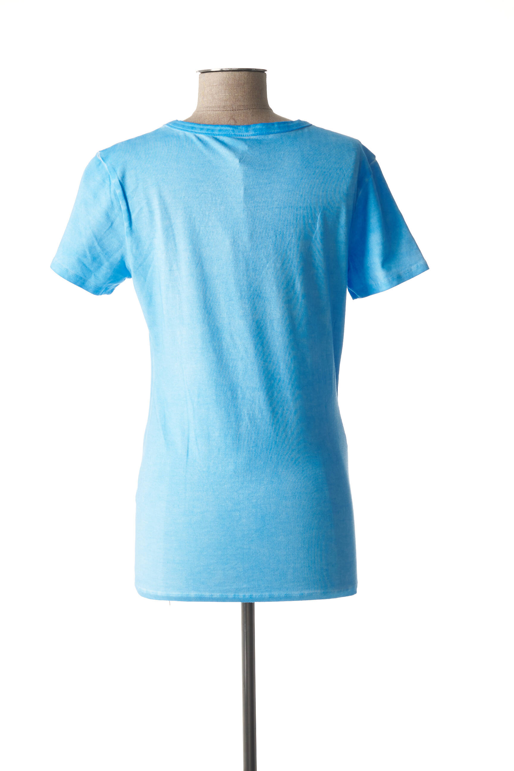 Tricou / top maternitate guler în v albastru LOVE2WAIT femeie