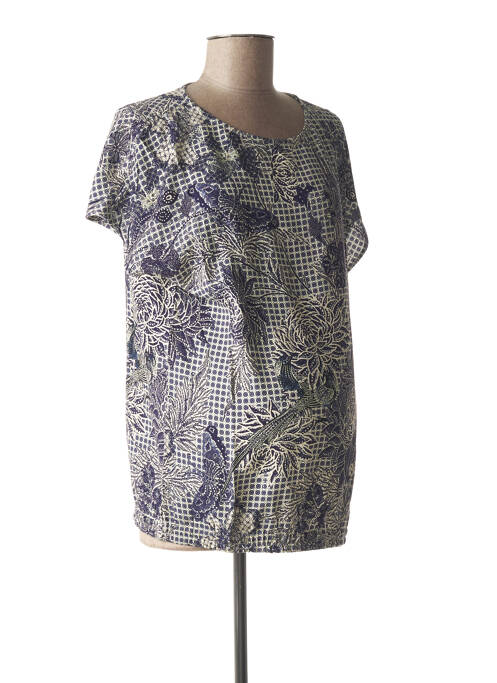 Bluză de maternitate albastru FRAGILE femeie