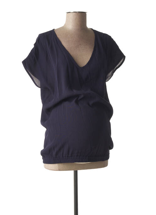 Bluză de maternitate albastru FRAGILE femeie