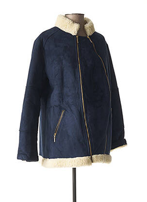 Palton maternitate albastru POMKIN femeie