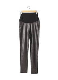 Pantalon maternitate croială ajustată gri FRAGILE femeie