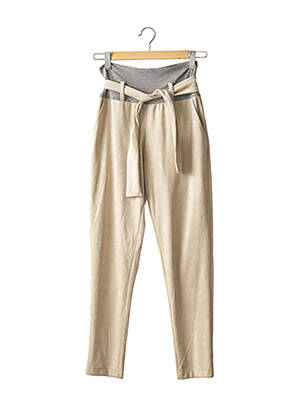 Pantalon maternitate bej FRAGILE femeie